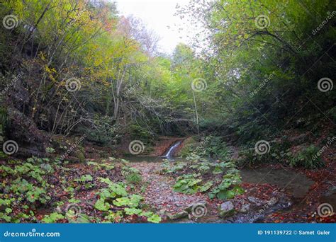 Erfelek Waterfalls Hiking Area Sinop Turkey Stock Photo Image Of