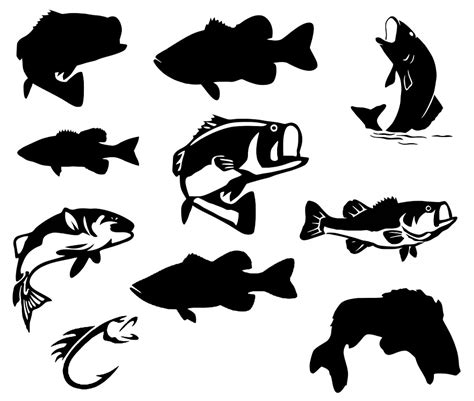 Fish Silhouette Svg Cut Files Svg File