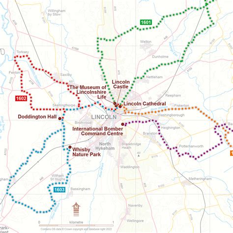 Lincolnshire Cycle Maps Designed And Created By Lovell Johns