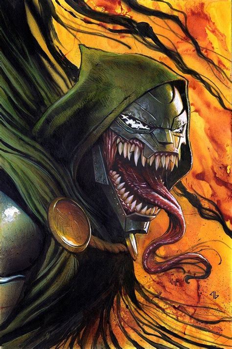 Venomized Doctor Doom By Adi Granov Rmarvel