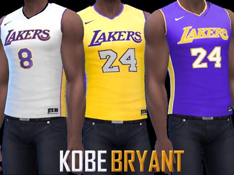 The Sims Resource Kobe Bryant La Lakers Jersey Spa Day Needed