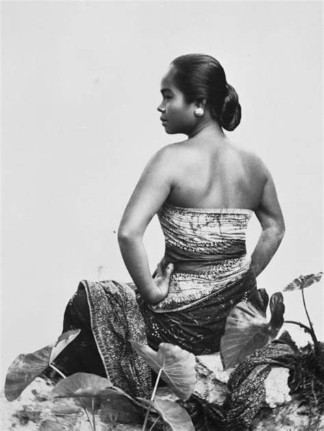 Indonesia Javanese Woman Indonesian Women Indonesian Art Historical
