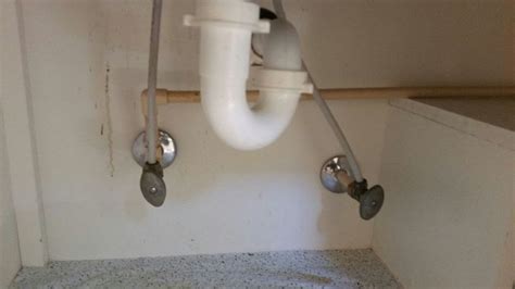 The problem is, when i tried to disconnect the pipe (pvc pipe?) under the sink, the pipe snapped off right where it comes out of the wall. How do I fix the water pipes in my bathroom? | Hometalk