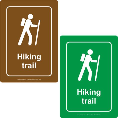 Hiking Trail Sign Jps Online