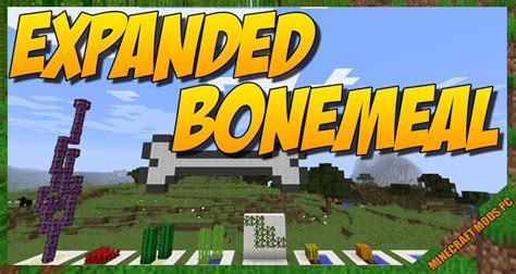 Two minecraft cactus farm choices for 1.16 (2020). Extended Bone Meal Mod 1.16.5/1.15.2/1.12.2 - Minecraft ...