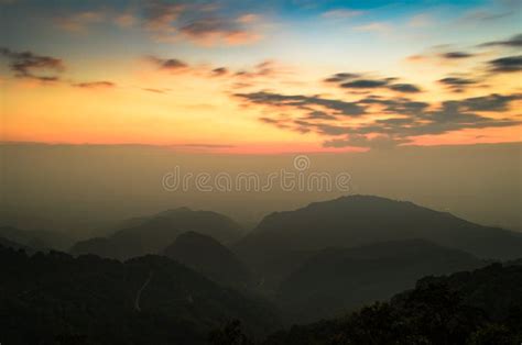 The Mountain And Sky Cloudy Landscape At Chiang Mai District Thailand