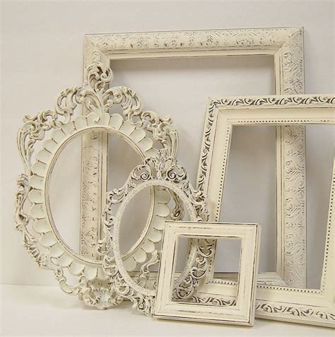 Picture Frames Shabby Chic Picture Frame By Mountaincoveantiques