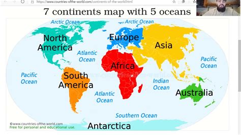 Continents Video Lesson Youtube