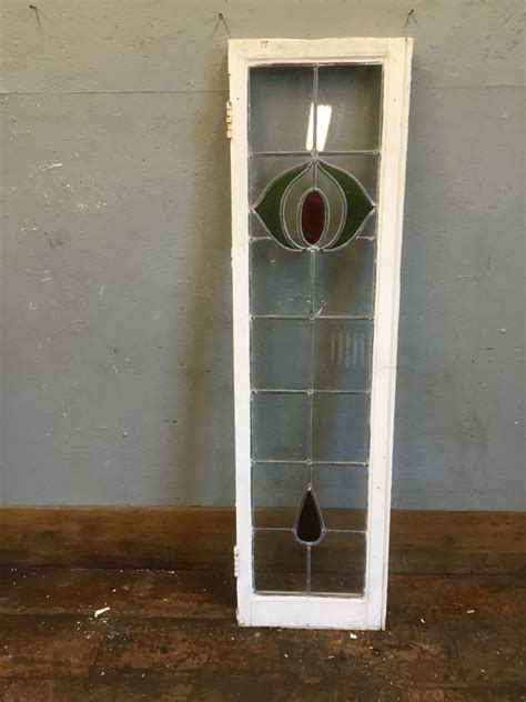 Long Stained Glass Panel Authentic Reclamation