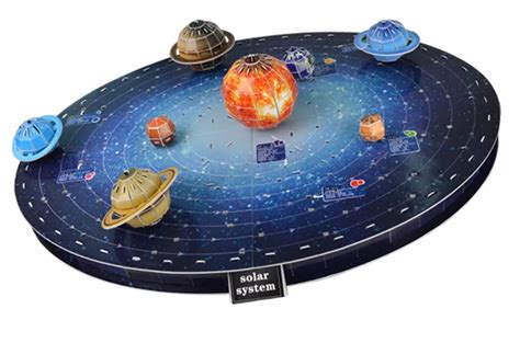 Educational Toy 1pc Solar System Eight Planets Learning 3d Paper Diy