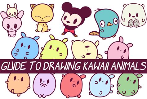Cute Kawaii Animal Drawings
