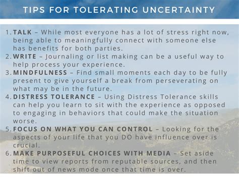 Tolerating Uncertainty AllHealth Network Mental Health Counseling
