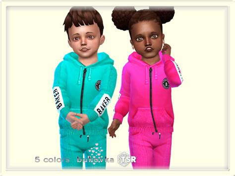 Jogger Set For Toddler At Kks Sims4 Ooobsooo Sims 4 Updates 098