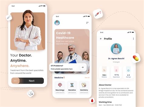 doctor appointment app design uplabs