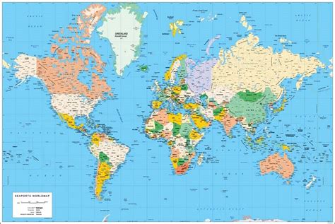 Mapamundi 100 Mapas Del Mundo Para Imprimir Y Descargar Gratis Mapa