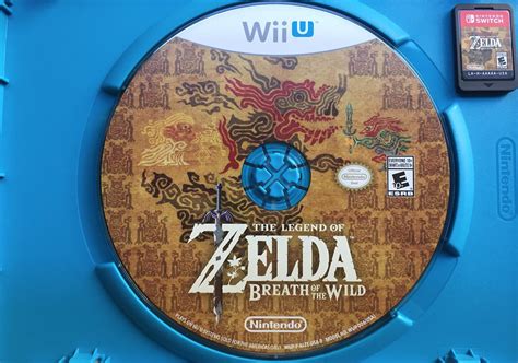 Zelda Breath Of The Wild Wii U Disc Art Nintendo Everything