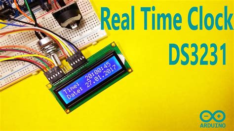 Arduino Ds3231 Rtc Module Tutorial Real Time Clock Ar