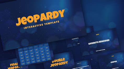 Free Interactive Jeopardy Template Powerpoint Google Slides
