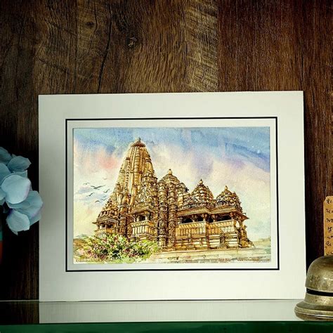 Khajuraho Temple Art Print Heritage Art