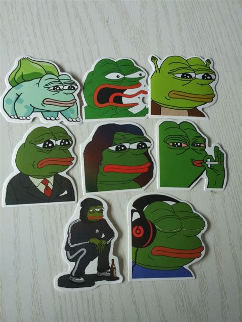 Buy 8pcslot Pepe Sad Frog Funny Stickers For Car