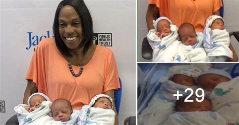 seeing triplets 47 year old woman gives birth to triplets after naturally conceiving and calling it