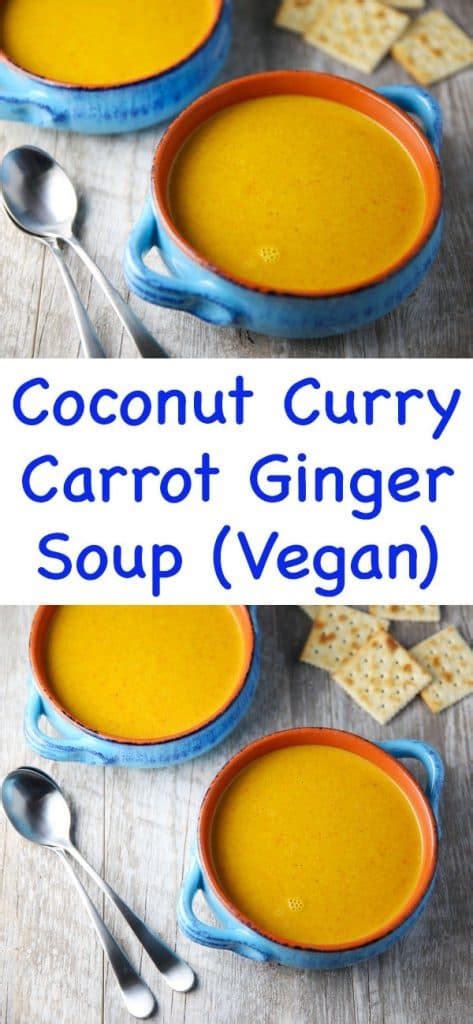 Coconut Curry Carrot Ginger Soup Tastefulventure