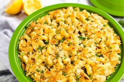 One glance at this tuna noodle casserole as it comes out of the oven, golden and bubbly, and your family will be sold. Sour Cream and Onion Tuna Noodle Casserole | The Pioneer Woman