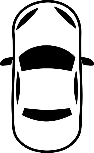 Car Top View Outline Icon Png And Svg Vector Free Download