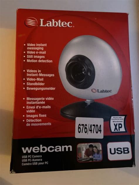 Labtec Usb Webcam Pc Camera Boxed With Manual And Drivers For Sale Online Ebay