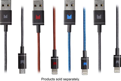 Best Buy Modal 4 Braided Micro Usb Cable Gray Md Mmubg