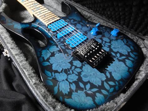 Ibanez jem 77 bfp 1991 made in japan. Ibanez Ibanez JEM 77 BFP 1991 Blue Floral Pattern Guitar ...