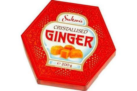 Sultans Sultans Crystallised Ginger In Hexagonal T Box The Little