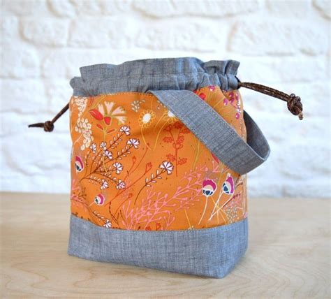 Project Bag Sewing Pattern Drawstring Pouch Pattern Easy Etsy