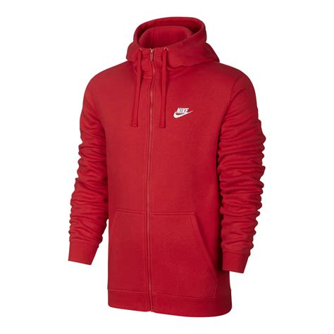 Mens Nike Sportswear Hoodie University Red Mr Alans