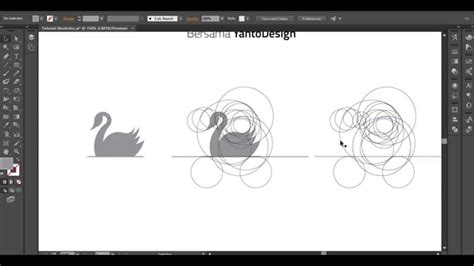 Tutorial Logo : How to Create Logo with Circle Guideline or Circle