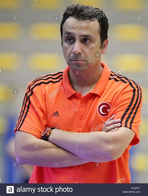 Lignano Italy 18th July 2015 Turkeys Head Coach Taner Gunay During