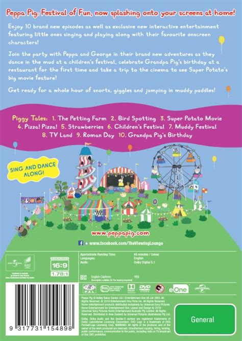 Peppa Pig Festival Of Fun Dvd Buy Online At The Nile