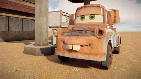 Pixar Cars Tow Mater - 3D Model by AlphaGroup