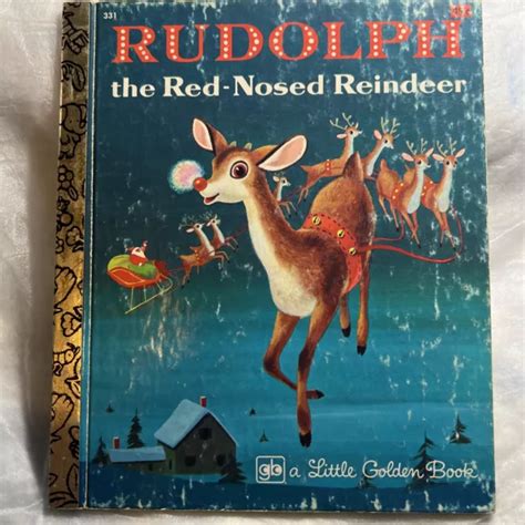 vintage a little golden book rudolph the red nosed reindeer 49 331 1977 95 7 50 picclick