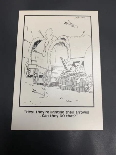 The Far Side Gary Larson Postcard Cowboys Indians Vintage Comic 1982 4
