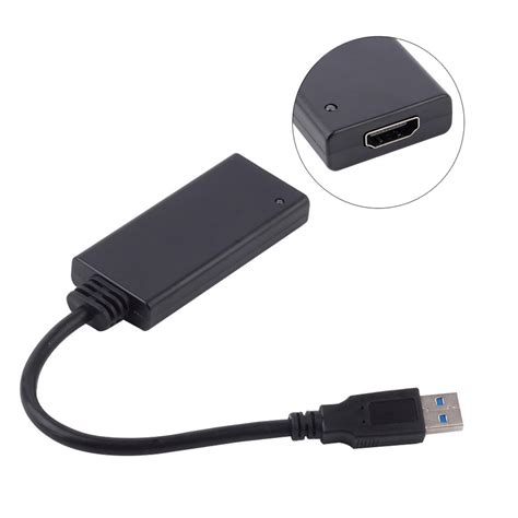 Best sellers for laptop usb hdmi adapter. USB 3.0 To HDMI HD 1080P Video Cable Adapter Converter For ...