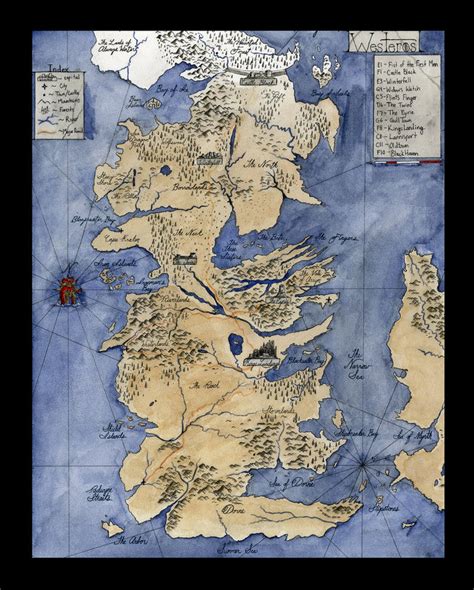 Westeros Map By Kevin Studios On Deviantart