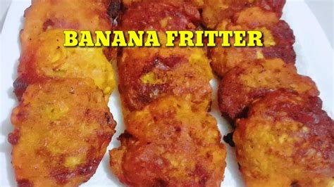 How To Make Banana Fritter Youtube