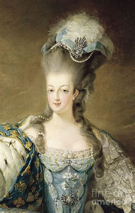 Portrait Of Marie Antoinette Painting Portrait Of Marie Antoinette By