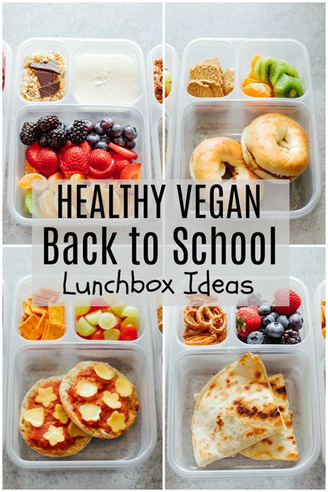 Healthy Vegan Back To School Lunchbox Ideas Hi Tech