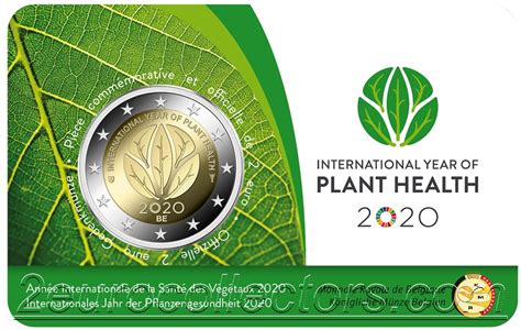 Belgium 2€ 2020 International Year Of Plant Health 2020 Iyph 2020