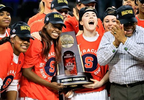 Syracuse Women Celebrating Their 2016 Regional Championship Syracuse