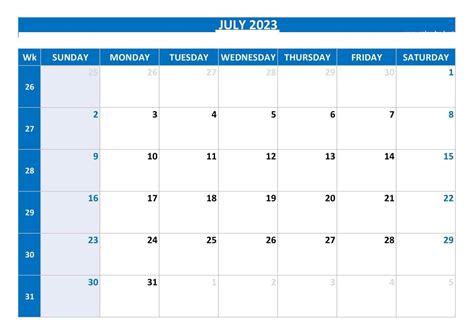 July Calendar Desktop Calendar Calendar Wallpaper Feeling Positive