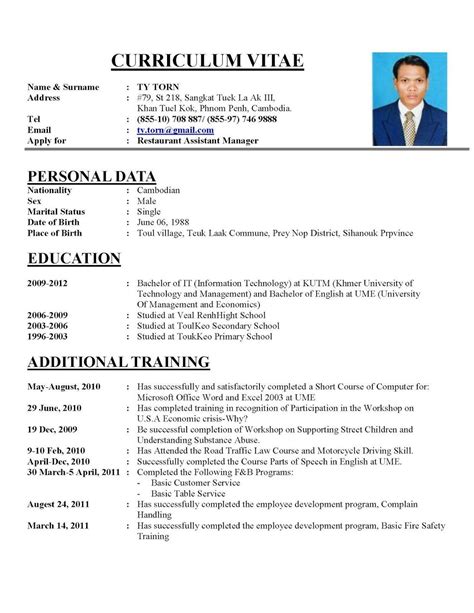 Your focus when writing you resume is. How To Write Cv Resume Resume Cv Sample Cv Resume Sample Examples Examples On How To Write A ...