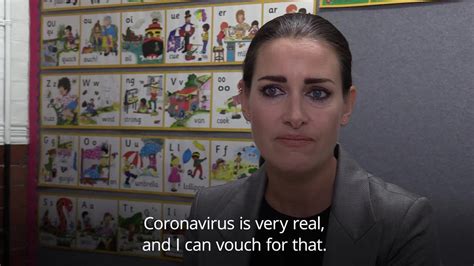 Kirsty Gallacher Coronavirus Is Very Real But One News Page Video